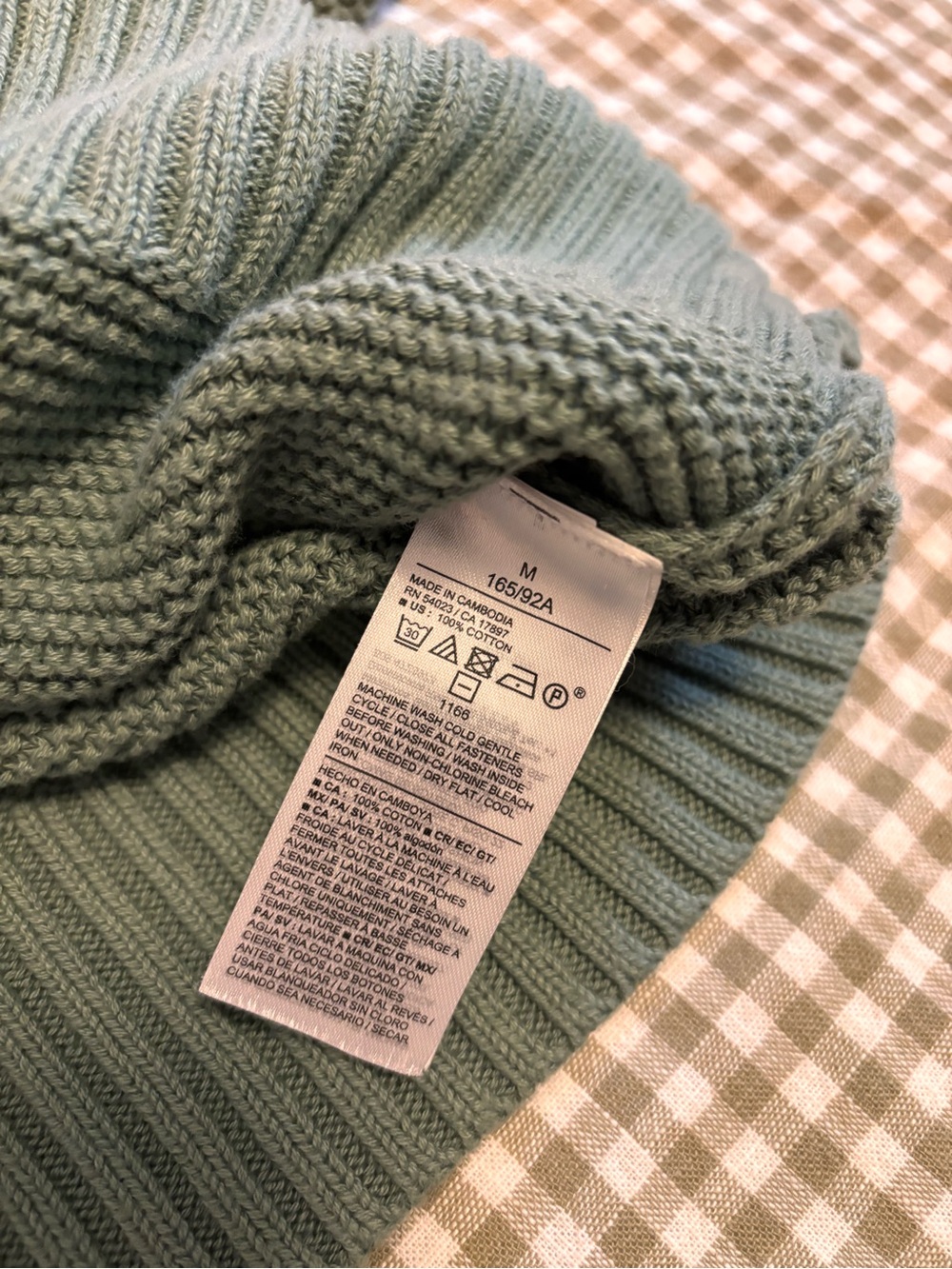 Old Navy Green Cotton Button Down Cardigan - Picture 3 of 3
